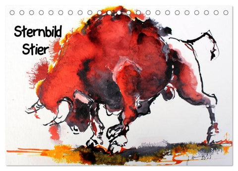 Sternbild Stier (Tischkalender 2027 DIN A5 quer), CALVENDO Monatskalender