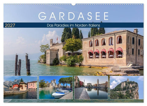 Gardasee, das Paradies im Norden Italiens (Wandkalender 2027 DIN A2 quer), CALVENDO Monatskalender