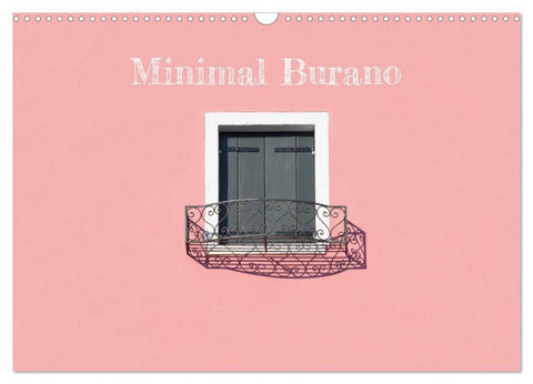 Minimal Burano (Wandkalender 2027 DIN A3 quer), CALVENDO Monatskalender
