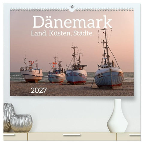 Dänemark - Land, Küsten, Städte (hochwertiger Premium Wandkalender 2027 DIN A2 quer), Kunstdruck in Hochglanz
