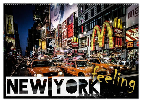 New York feeling (Wandkalender 2027 DIN A2 quer), CALVENDO Monatskalender