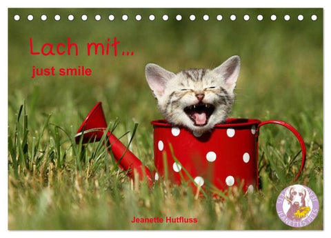 lach mit...just smile (Tischkalender 2027 DIN A5 quer), CALVENDO Monatskalender