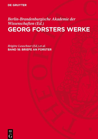 Briefe an Forster