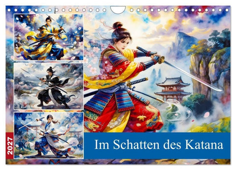 Im Schatten des Katana (Wandkalender 2027 DIN A4 quer), CALVENDO Monatskalender