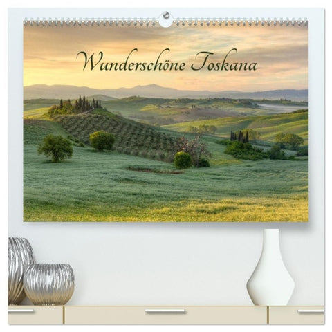 Wunderschöne Toskana (hochwertiger Premium Wandkalender 2027 DIN A2 quer), Kunstdruck in Hochglanz