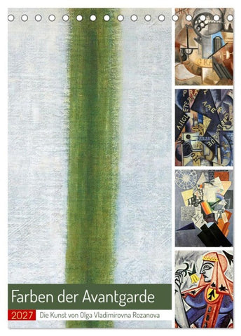 Farben der Avantgarde (Tischkalender 2027 DIN A5 hoch), CALVENDO Monatskalender
