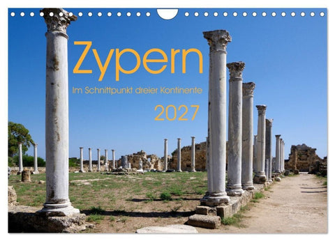 Zypern - Im Schnittpunkt dreier Kontinente (Wandkalender 2027 DIN A4 quer), CALVENDO Monatskalender