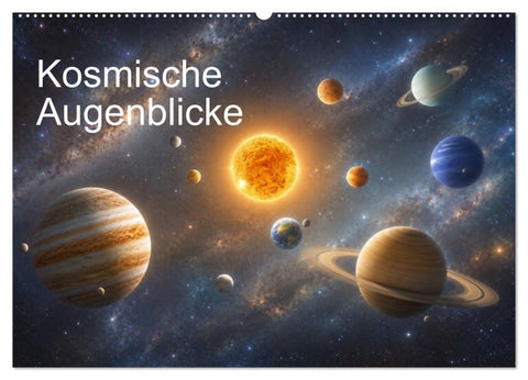 Kosmische Augenblicke (Wandkalender 2027 DIN A2 quer), CALVENDO Monatskalender