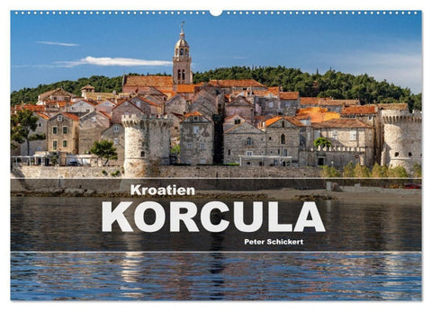 Kroatien - Korcula (Wandkalender 2027 DIN A2 quer), CALVENDO Monatskalender