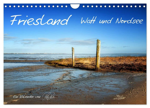 Friesland - Watt und Nordsee / CH-Version (Wandkalender 2026 DIN A4 quer), CALVENDO Monatskalender