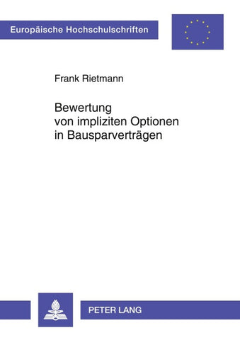 Bewertung von impliziten Optionen in Bausparverträgen