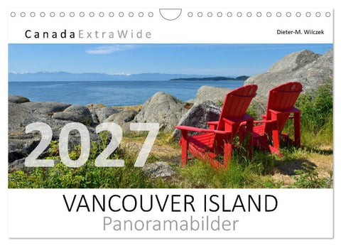 Vancouver Island Panoramabilder (Wandkalender 2027 DIN A4 quer), CALVENDO Monatskalender