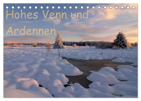Hohes Venn und Ardennen (Tischkalender 2026 DIN A5 quer), CALVENDO Monatskalender