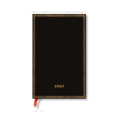 2027 Black Edition Maxi Horizontal Hardcover 12-Month Weekly Planner, 160pg, 100gsm by Paperblanks (Black Edition)