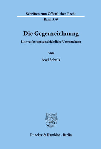 Die Gegenzeichnung.