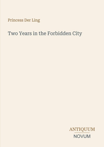 Two Years in the Forbidden City