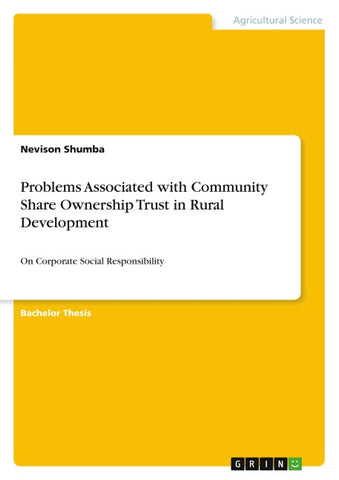 Problems Associated with Community Share Ownership Trust in Rural Development