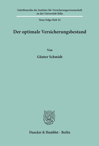 Der optimale Versicherungsbestand.