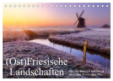 (Ost)Friesische Landschaften (Tischkalender 2027 DIN A5 quer), CALVENDO Monatskalender