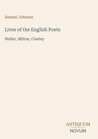 Lives of the English Poets