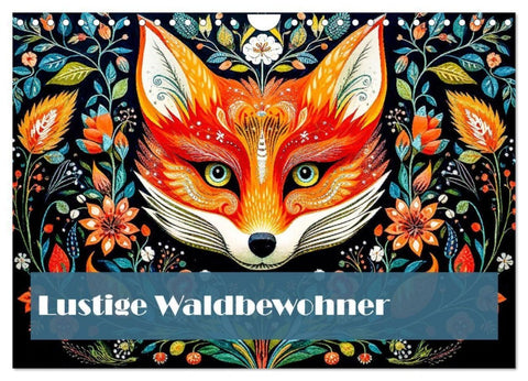 Lustige Waldtiere (Wandkalender 2027 DIN A4 quer), CALVENDO Monatskalender