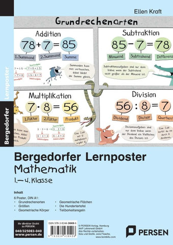 Lernposter Mathematik 1.-4. Klasse