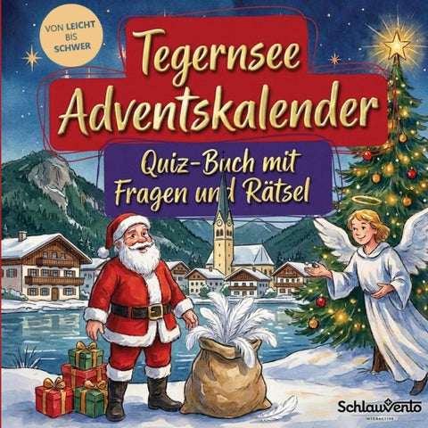 Tegernsee-Adventskalender: Quiz-Buch mit Fragen und Rätsel