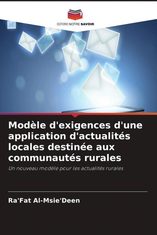 Modèle d'exigences d'une application d'actualités locales destinée aux communautés rurales
