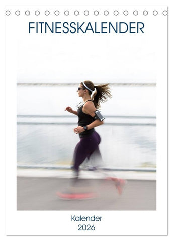 Fitnesskalender (Tischkalender 2026 DIN A5 hoch), CALVENDO Monatskalender