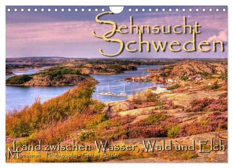 Sehnsucht Schweden - Sverige (Wandkalender 2026 DIN A4 quer), CALVENDO Monatskalender