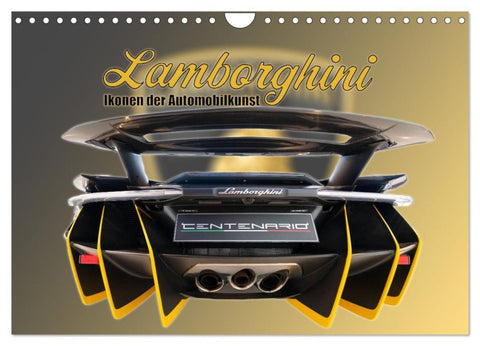 Ikonen der Automobilkunst (Wandkalender 2027 DIN A4 quer), CALVENDO Monatskalender