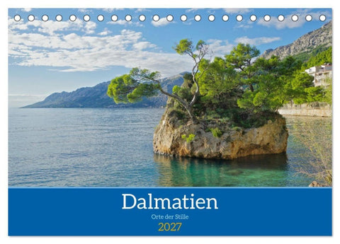 Dalmatien - Stille Orte (Tischkalender 2027 DIN A5 quer), CALVENDO Monatskalender