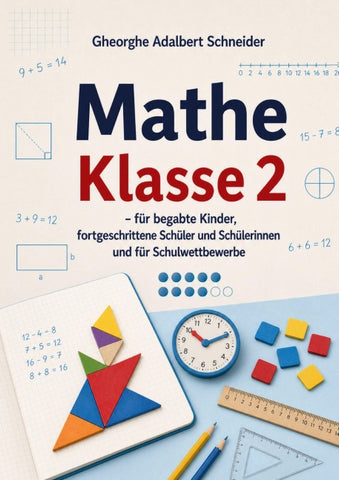 Mathe Klasse 2 - für begabte Kinder, fortgeschrittene Schüler und Schülerinnen und für Schulwettbewerbe