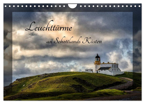 Leuchttürme an Schottlands Küsten (Wandkalender 2027 DIN A4 quer), CALVENDO Monatskalender
