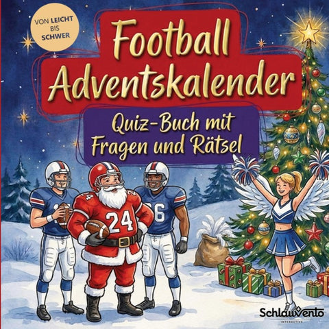 Football-Adventskalender: Quiz-Buch mit Fragen und Rätsel
