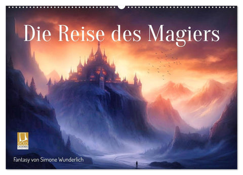 Die Reise des Magiers (Wandkalender 2027 DIN A2 quer), CALVENDO Monatskalender