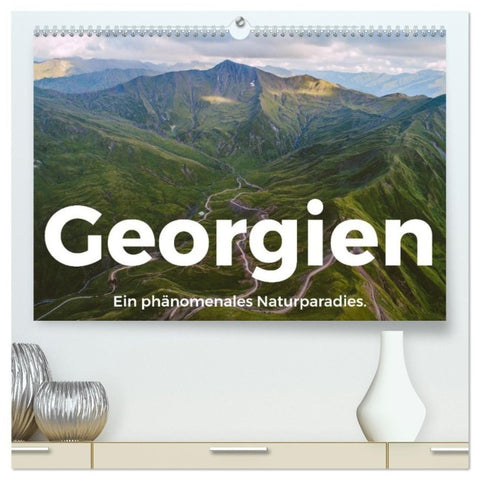 Georgien - Ein phänomenales Naturparadies. (hochwertiger Premium Wandkalender 2027 DIN A2 quer), Kunstdruck in Hochglanz