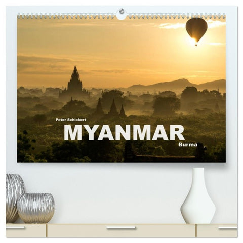 Myanmar - Burma (hochwertiger Premium Wandkalender 2026 DIN A2 quer), Kunstdruck in Hochglanz