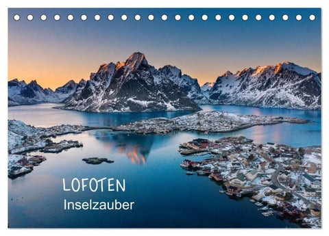 Lofoten Inselzauber (Tischkalender 2027 DIN A5 quer), CALVENDO Monatskalender