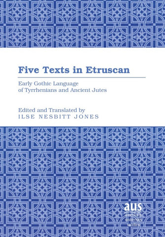 Five Texts in Etruscan