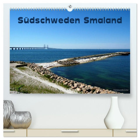 Südschweden Smaland 2026 (hochwertiger Premium Wandkalender 2026 DIN A2 quer), Kunstdruck in Hochglanz