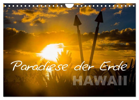 Paradiese der Erde - HAWAII (Wandkalender 2027 DIN A4 quer), CALVENDO Monatskalender