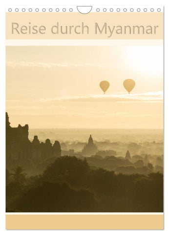 Reise durch Myanmar (Wandkalender 2027 DIN A4 hoch), CALVENDO Monatskalender
