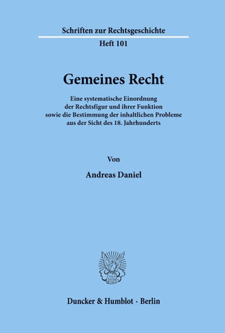 Gemeines Recht.