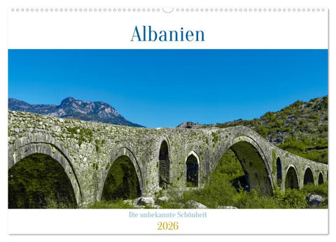 Albanien - Die unbekannte Schönheit (Wandkalender 2026 DIN A2 quer), CALVENDO Monatskalender