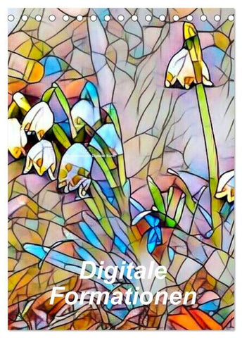 Digitale Formationen (Tischkalender 2027 DIN A5 hoch), CALVENDO Monatskalender