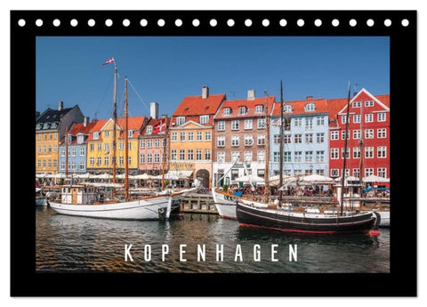Kopenhagen (Tischkalender 2027 DIN A5 quer), CALVENDO Monatskalender