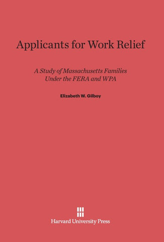 Applicants for Work Relief