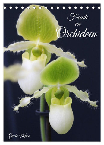 Freude an Orchideen (Tischkalender 2027 DIN A5 hoch), CALVENDO Monatskalender