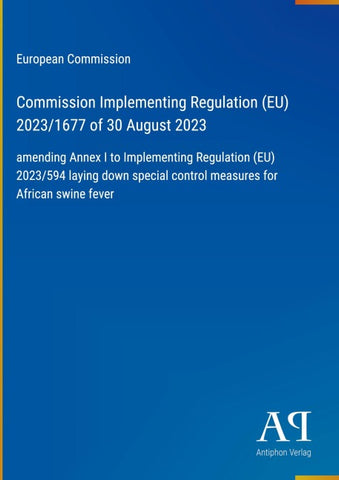 Commission Implementing Regulation (EU) 2023/1677 of 30 August 2023